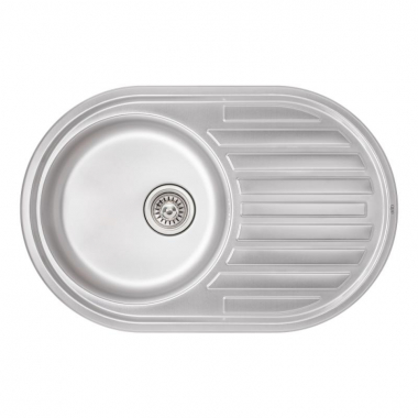 Кухонная мойка Qtap 7750 Micro Decor 0,8 мм (QT7750MICDEC08)