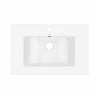 Раковина Qtap Albatross 700х460х180 White без донного клапана QT01113070CW