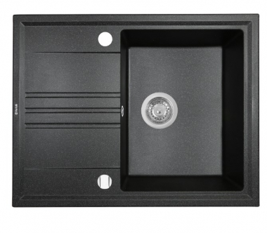 Кухонная мойка Perfelli SILVE PGS 134-64 BLACK METALLIC 64х50х18,4 см