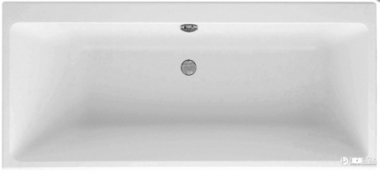 Прямоугольная акриловая  ванна  Villeroy&Boch Subway 160x70 см, белый альпин UBA167SUB2V-01