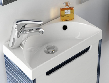 Умывальник Ravak Classic Mini II L белый с отверстием 400 x 220, левый